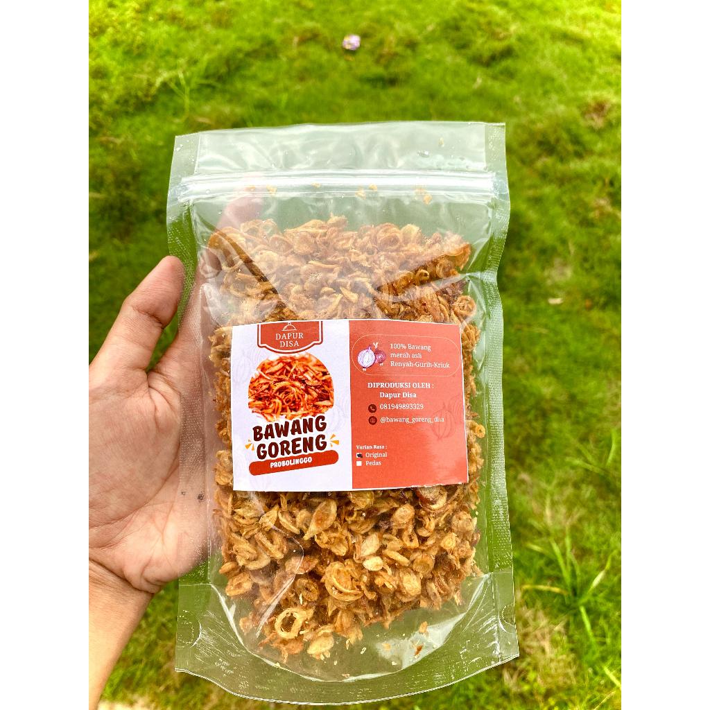 

Bawang Goreng Pedas/Original 200g, 100g– 100% Murni, Tanpa Campuran & Super Renyah!
