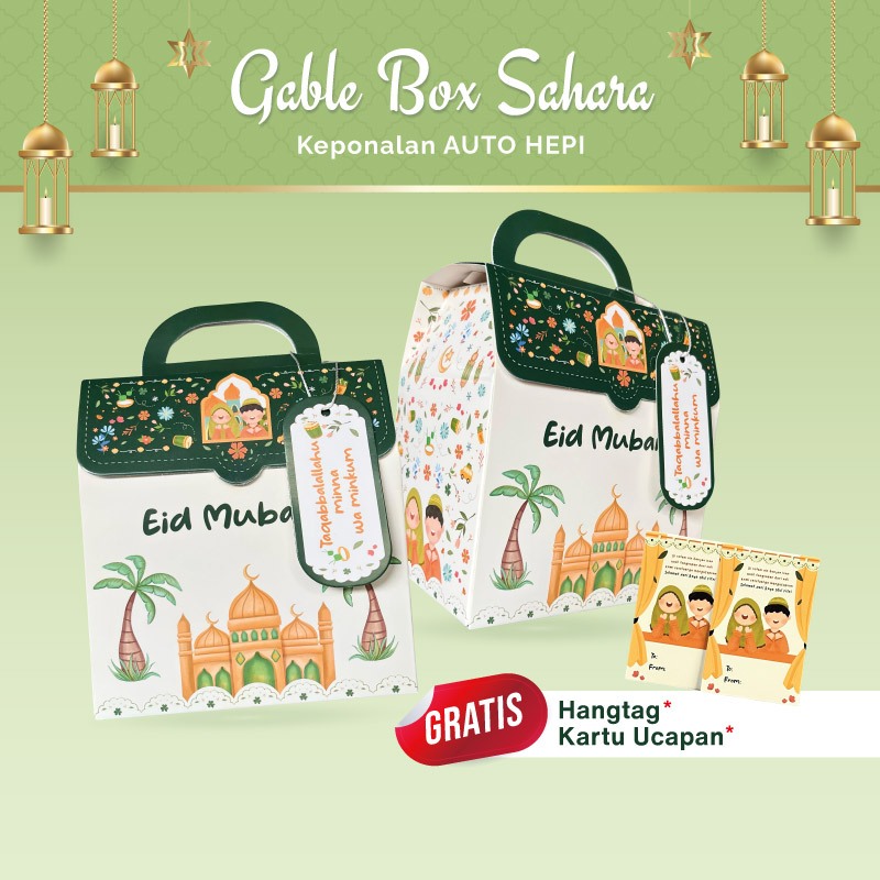 

Gable Box Hampers Lebaran Idul Fitri Anak Ponakan – Motif SAHARA