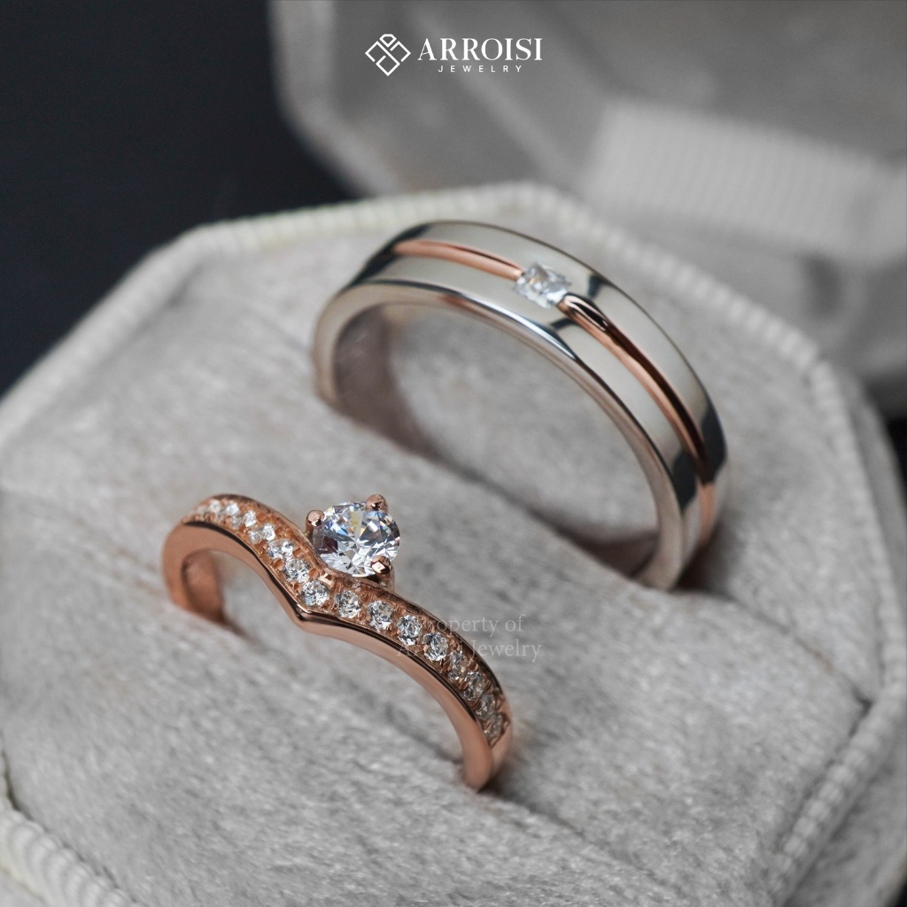 Cincin Kawin Perak Tunangan Nikah Cincin Kawin