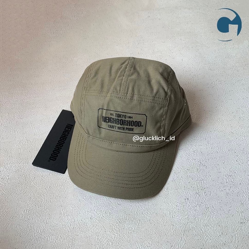 Neighborhood, Mil Jet Cap SS23 in Olive Drab