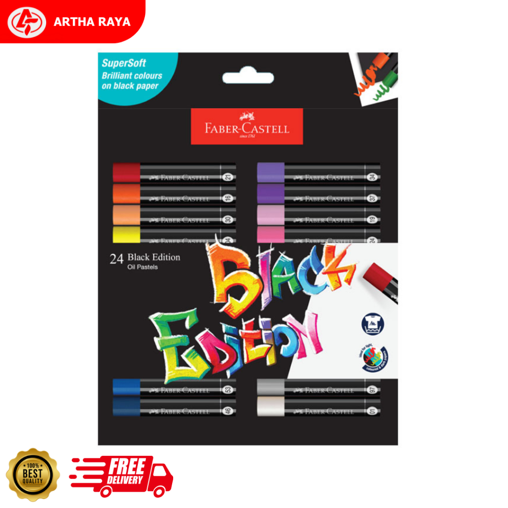 

Faber Castell Black Edition Oil Pastel Series Isi Set 24