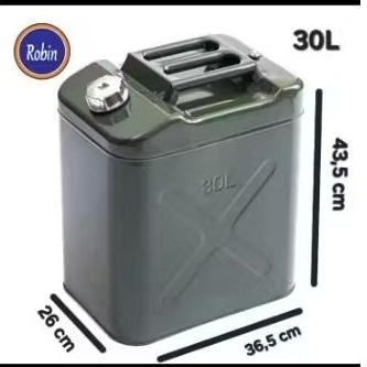 Jerigen 30 L besi /Metal Jerry Can