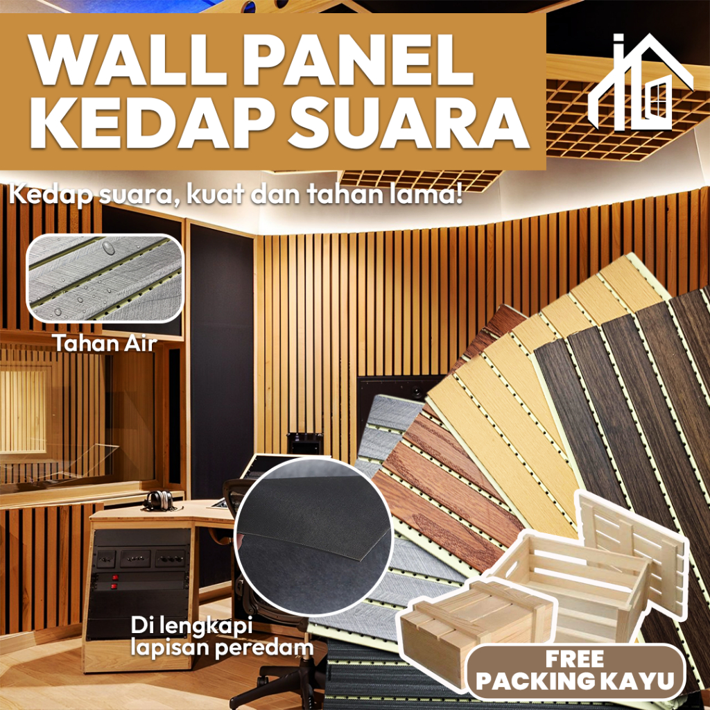 Wall Panel kedap suara 2,95 Meter/ Panel dinding kedap suara