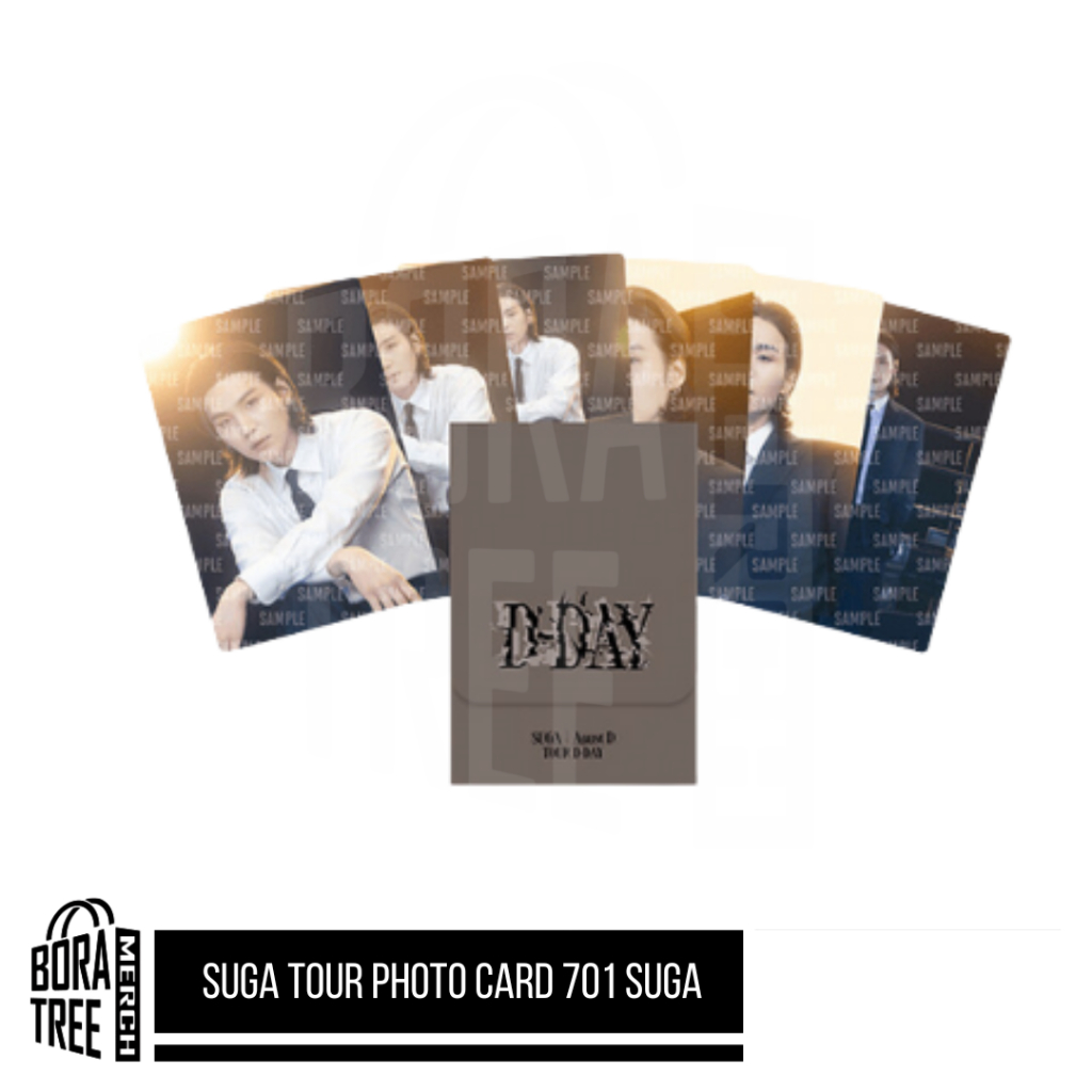 SUGA TOUR PHOTO CARD 701 SUGA