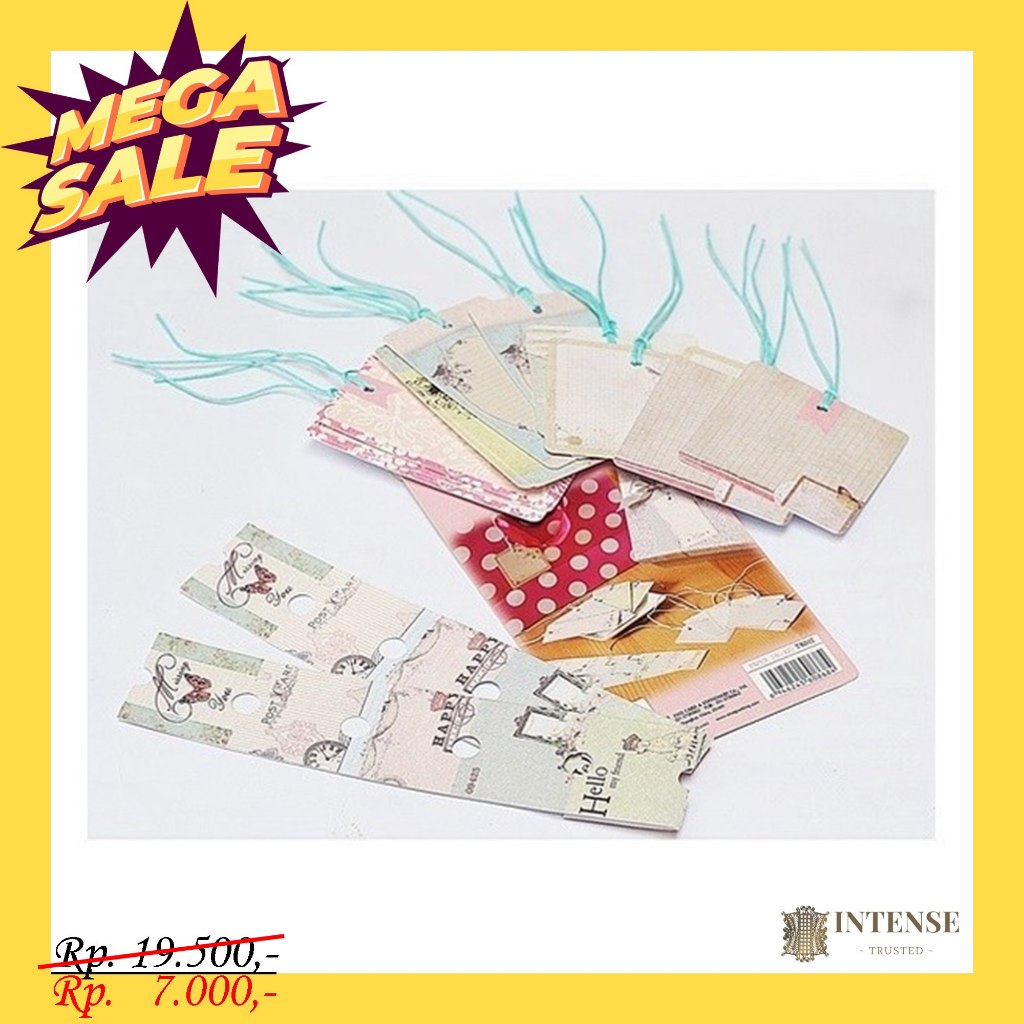 

TAG PAPER KIT / PEMBATAS BUKU ENOGREETING ISI 24 TK012 (09901550)