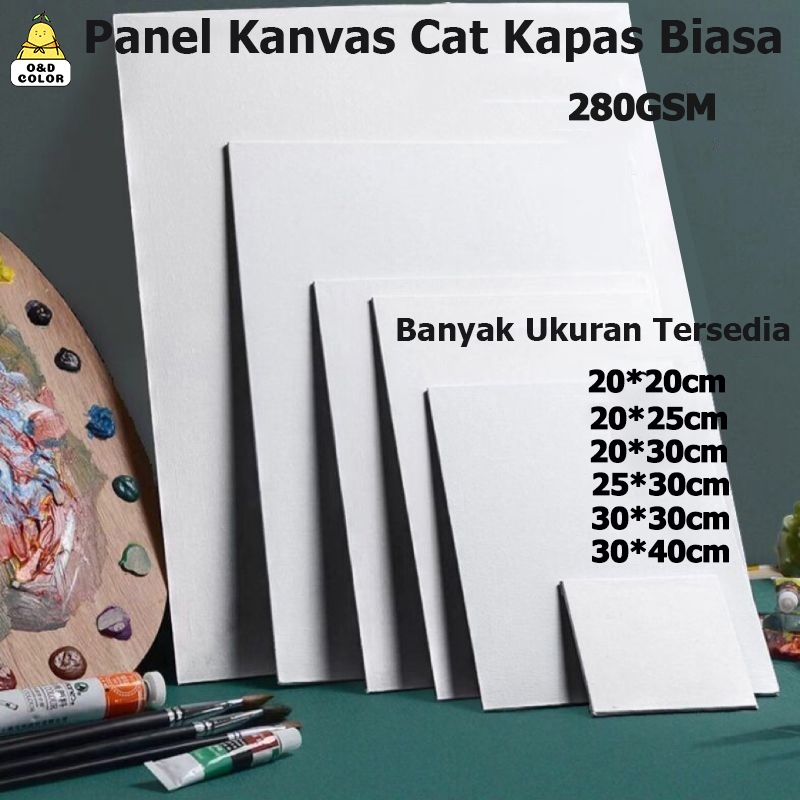 

Canvas Board High Quality Panel Kanvas Papan Untuk Acrylic Watercolors Oil Paint 280GSM Banyak Ukuran Tersedia Oil Painting Board / Canvas Lukis DIY