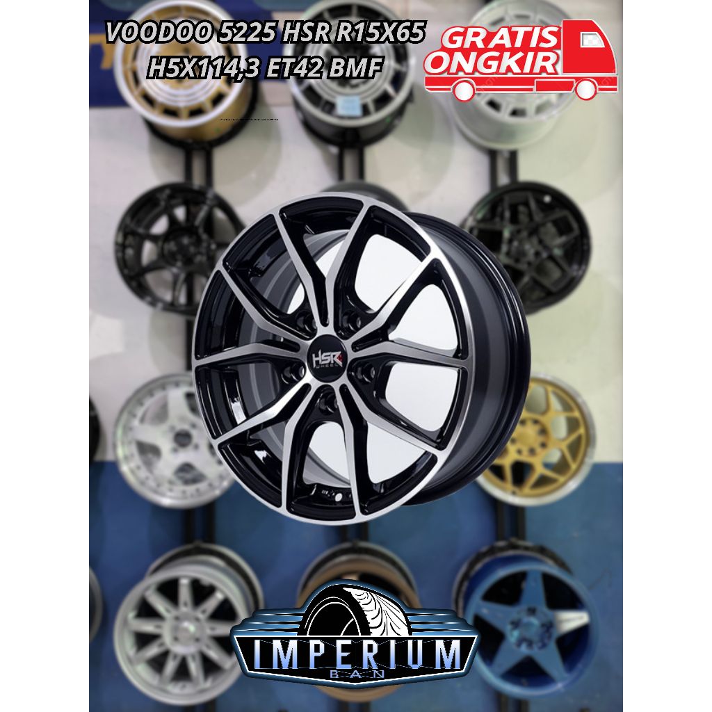 Velg - Pelek Mobil Innova Expander Terios Rush Grand Max Luxio dll Hsr Voodo Ring 15 | Toko Velg Pek