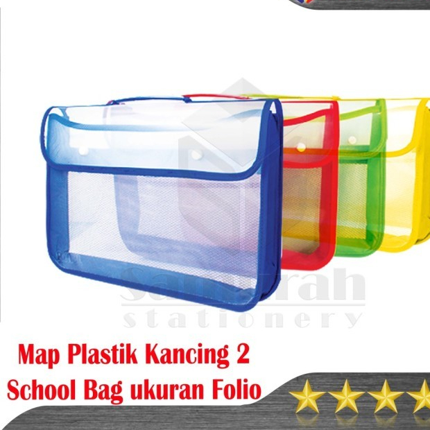 

Map Plastik Kancing 2 Folder One ( Premium ) / Map Zipper / Map Tenteng / Map Jala Jaring Kancing 2
