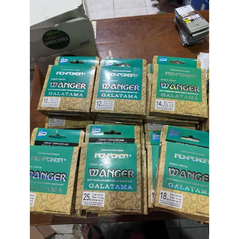 SENAR WANGER SENAR IRON POWER WANGER WARNA HIJAU