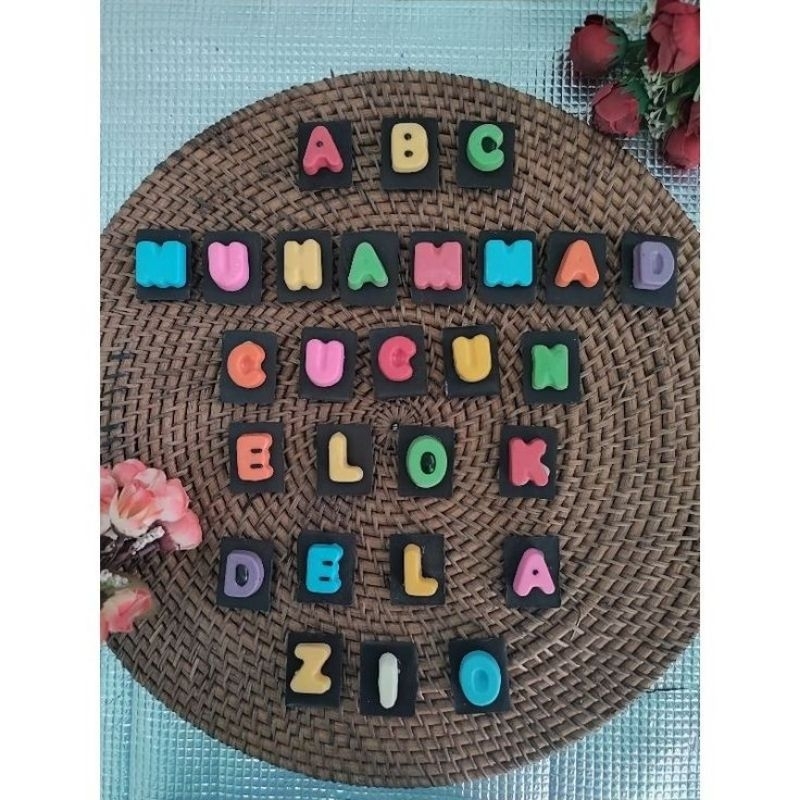 

Coklat Hampers Huruf Murah, Coklat Huruf Warna Warni 250gr