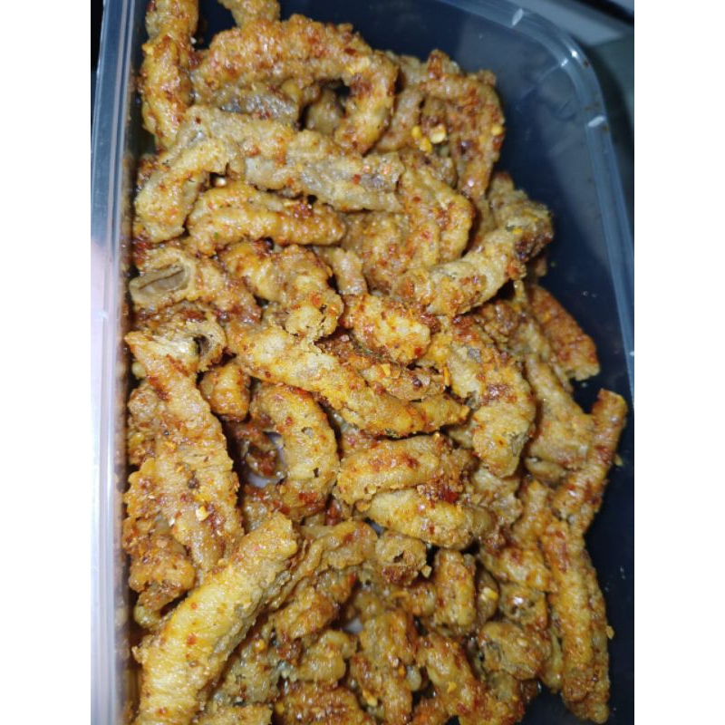 

Usus Crispy 250 gram Gurih, Renyah, Pedas Nampol, Homemade Premium/RAINSTORE