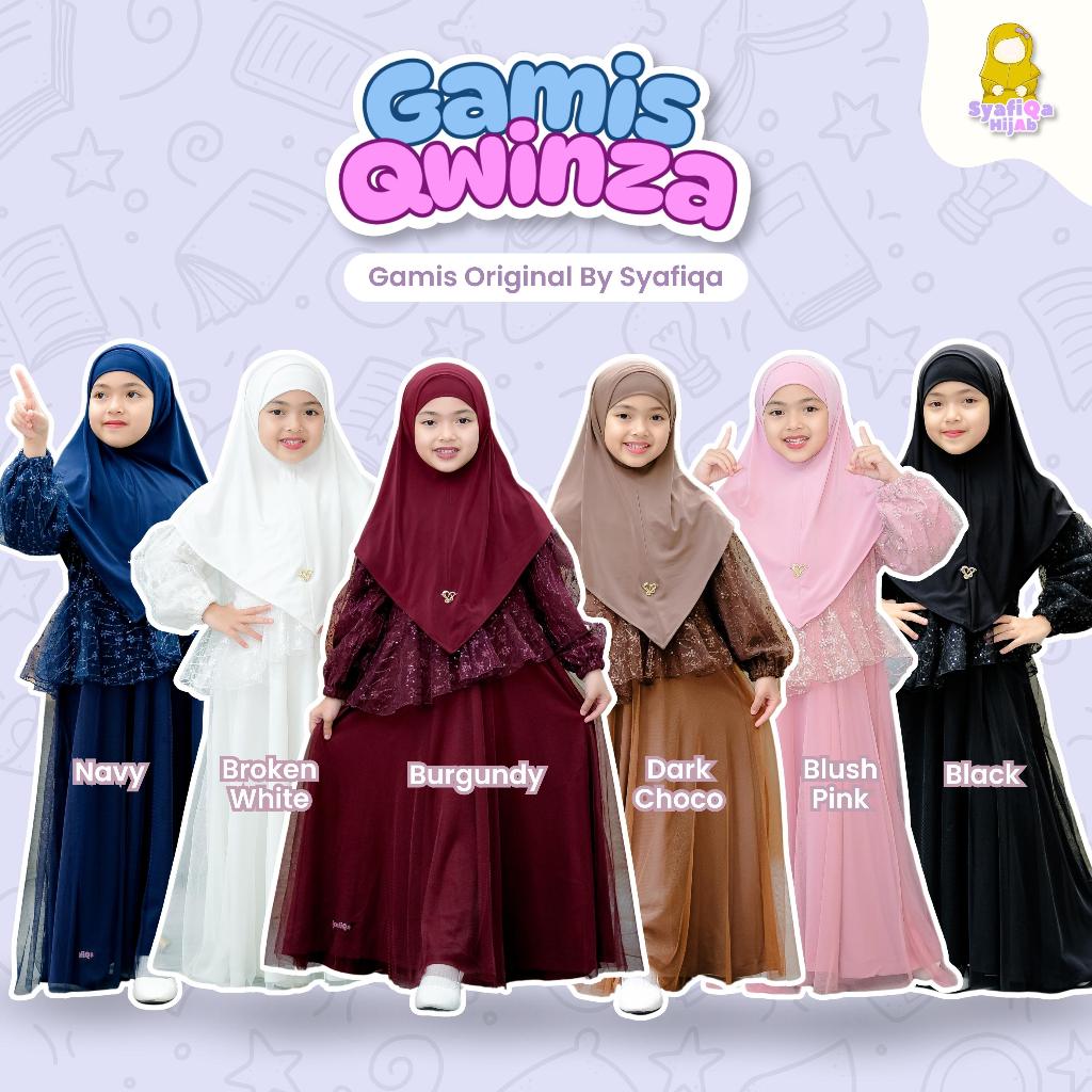 Gamis Qwinza Anggun Dan Elegan Series Rayya By Syafiqa Hijab