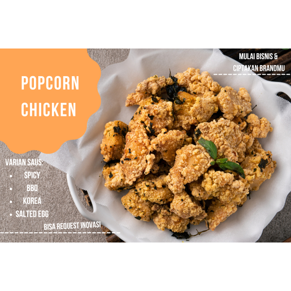 

PAKET USAHA CHICKEN POPCORN – ANEKA SAUS KEKINIAN, MODAL TERJANGKAU!