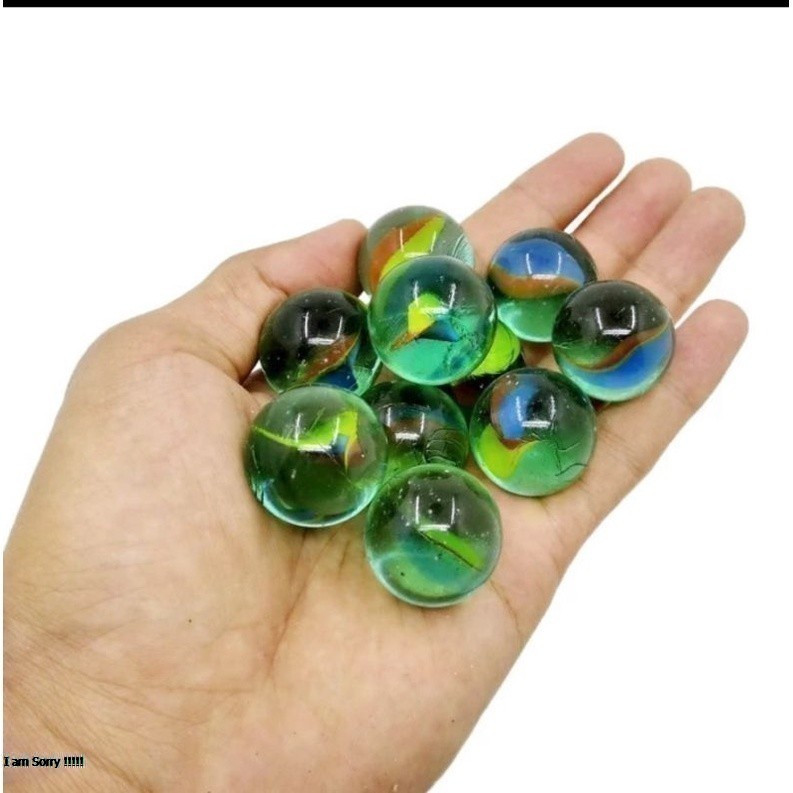 Kelereng / Gundu / Kelereng Anak / Kelereng mainan / Kelereng Warna / Kelereng Pelangi = Isi 15 Pcs