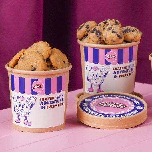 

Soft Cookies - Twisted Sisters - Cookies lembut dengan chocochip