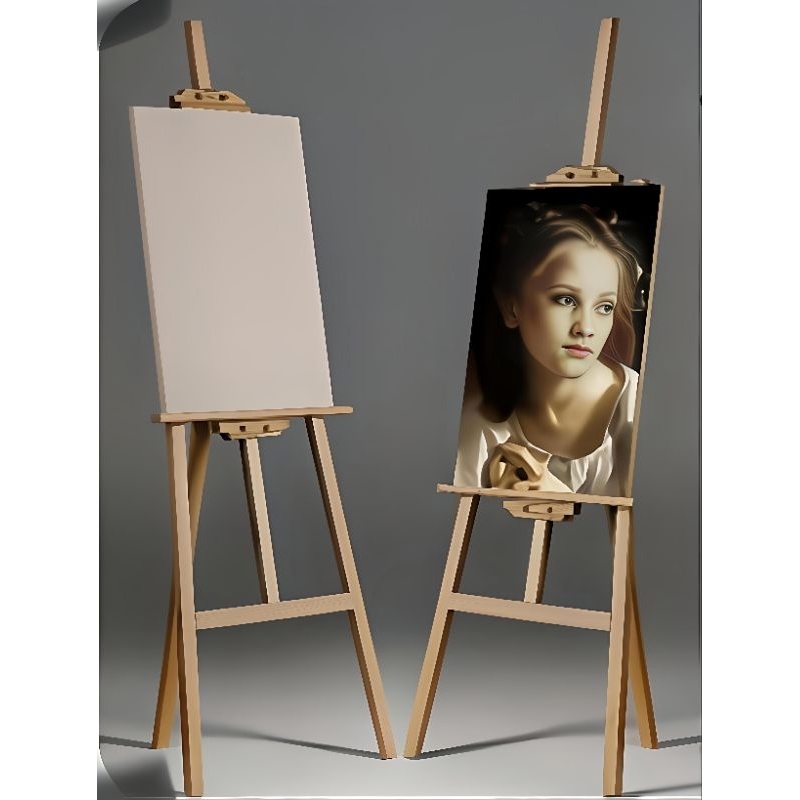 

RB Stand Canvas Easel Wooden Papan Bunga Dekorasi Kayu Jati