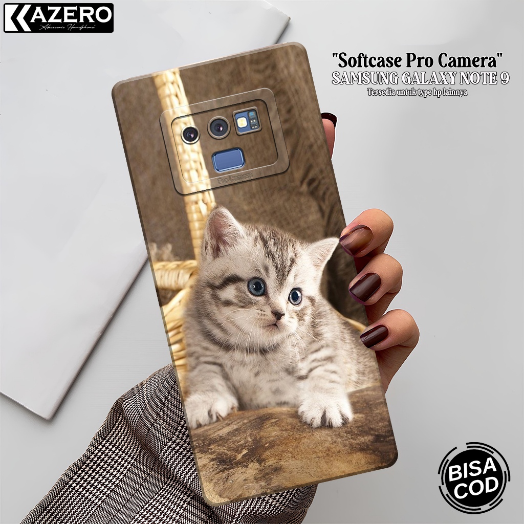 Case Hp Samsung Galaxy Note 9 - Case Kucing - Softcase Samsung Note 9 Terbaru - Casing Samsung Note 