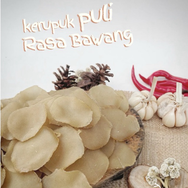 

KERUPUK PULI RASA BAWANG 1kg GURIH DAN RENYAH