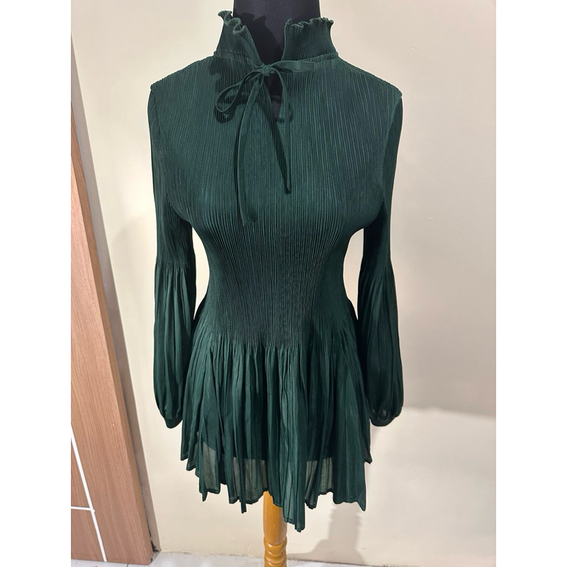 Pleats Premium Top/Atasan Pleat/Atasan Plisket/Plisket Premium