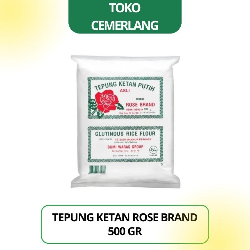 

Tepung Ketan Putih Rose Brand 500 gr