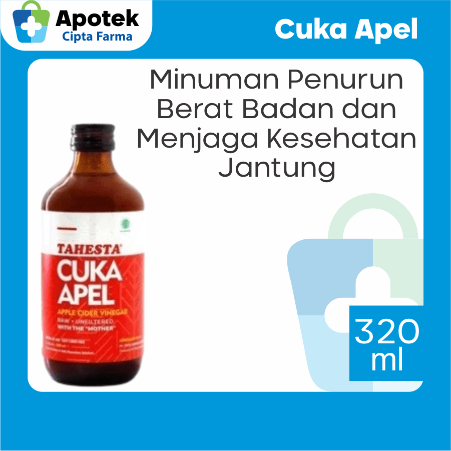

Tahesta Cuka Apel Original untuk Kesehatan Cuka Apel Tahesta Original Air Buah Apel Gula Ragi Minuman Penurun Berat Badan Kesehatan Jantung dan Diabetes