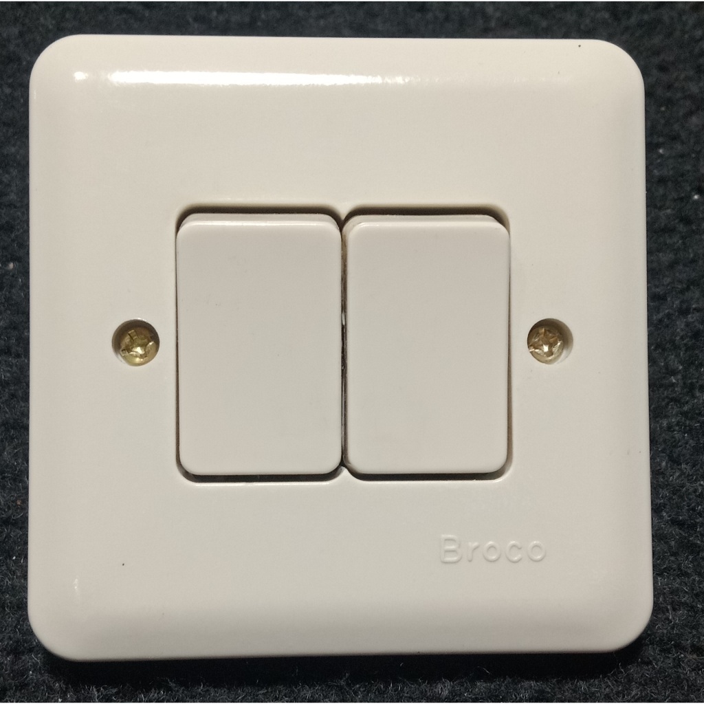 Saklar BROCO / Saklar Ganda BROCO / Saklar Seri BROCO / Saklar Double BROCO New Gee