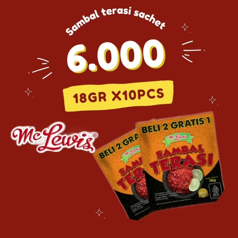 

MCLEWISSAMBALTERASISACHET10x18gr