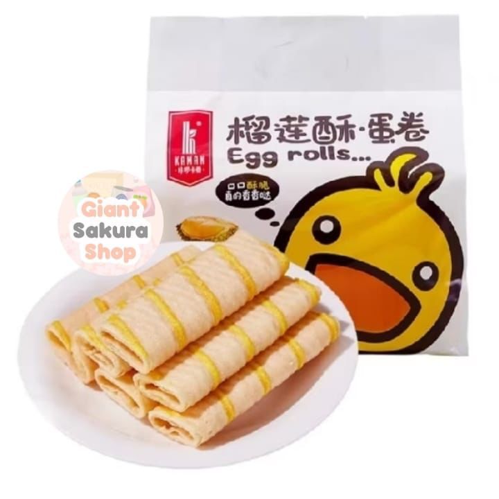 

Kaman Crispy Roll Durian Flavor / cemilan impor / snack / crepes