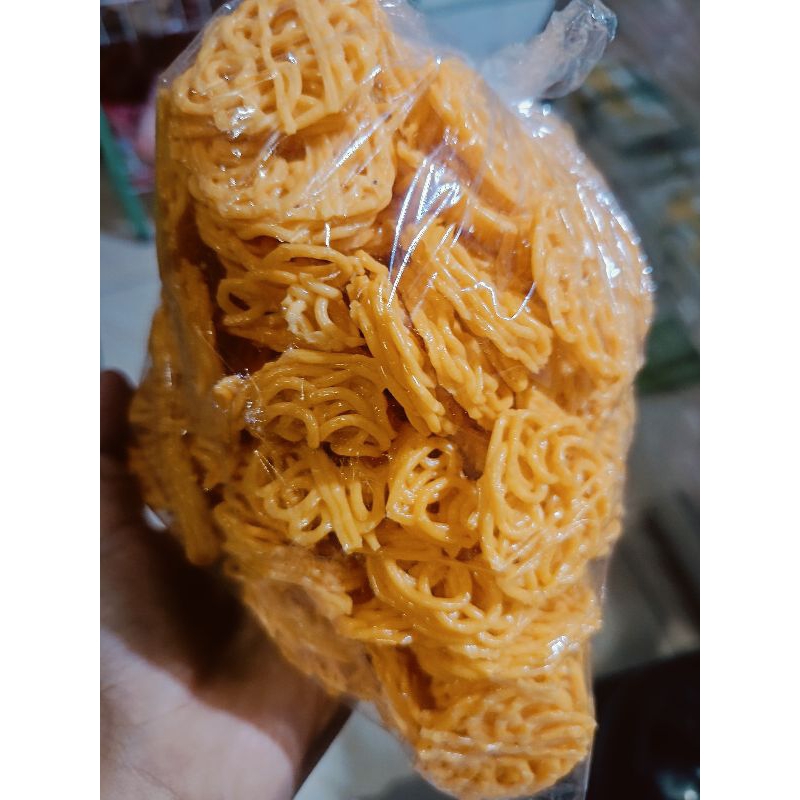 

krecek kerupuk uyel kuning krecek seblak