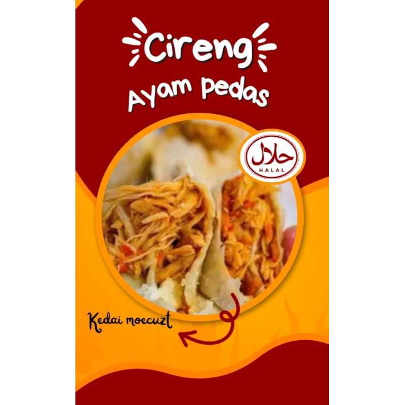 

Cireng isi ayam pedas