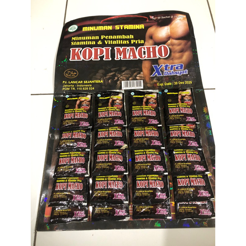 

kopi macho isi 20sachet