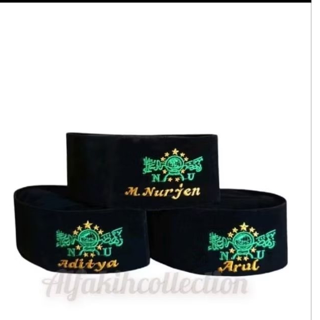 Peci songkok NU / Peci NU plus LED gratis request nama