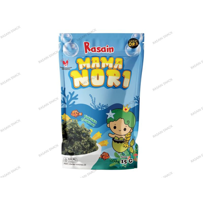 

Rasain snack rumput laut mama nori