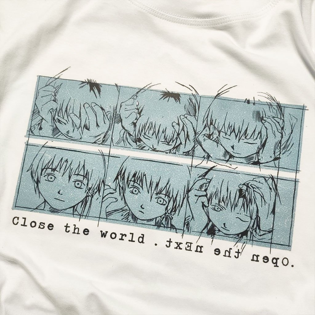 Serial Experiments Lain Vintage Style Oversized T-shirt Anime
