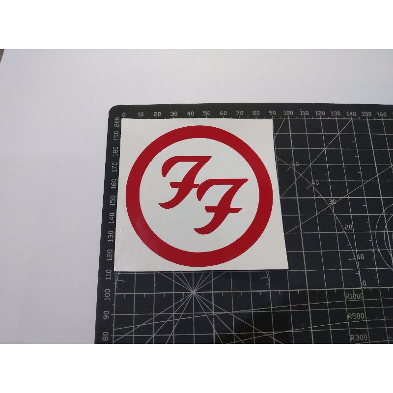 

stiker cutting foo fighters
