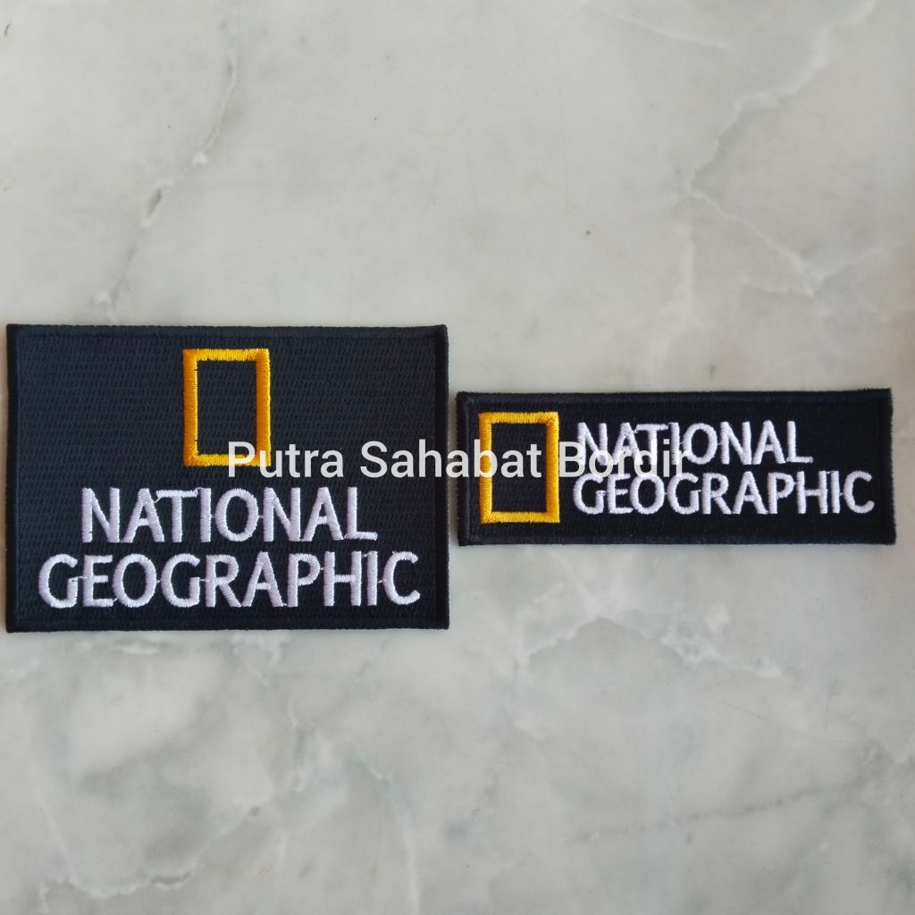 Patch | Logo Bordir National Geographic.