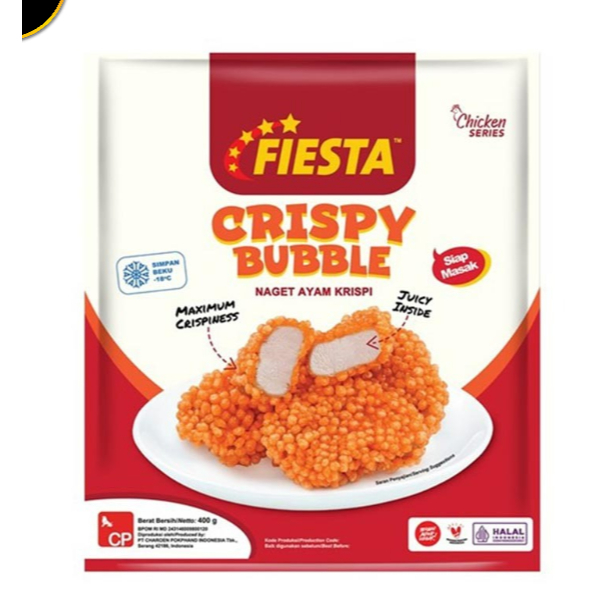 

FIESTA CHICKEN NUGGET CRISPY BUBBLE 400 GR - Bu Sri Jogja