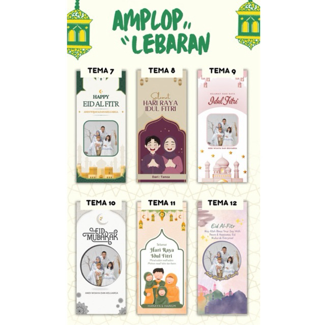 

Amplop Lebaran Custom pakai foto