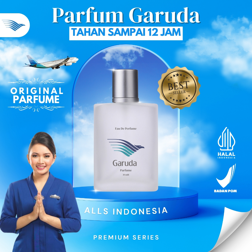 Parfum Garuda Original 100 % Garuda Eu De Parfum Wangi Premium Tahan Lama untuk Pria & Wanita