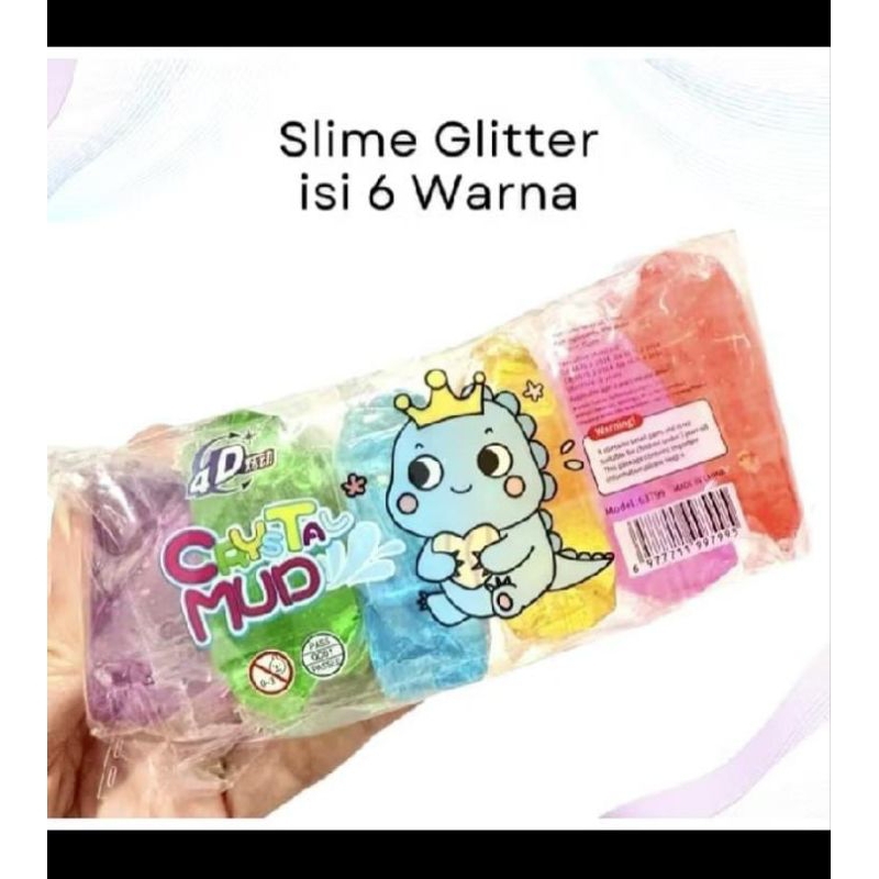 mainan clay slime anak warna warni