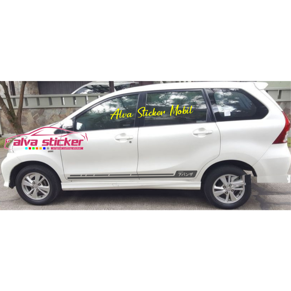 sticker stiker avanza stiker avanza list simple body mobil toyota avanza old sticker stiker toyota a