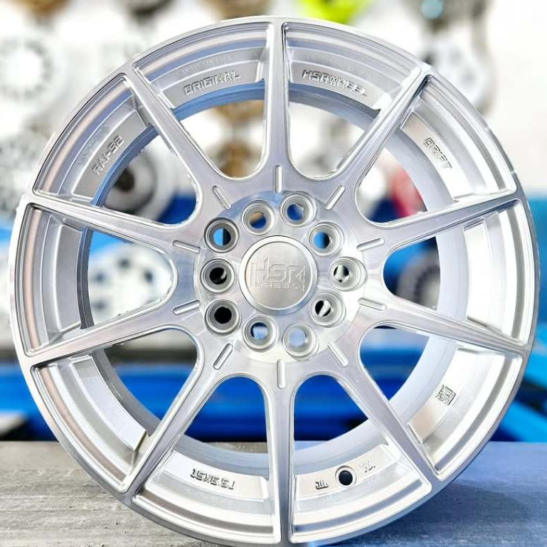 Velg Original Hsr Rai s2 Ring 15 Pcd 5x100/114,3 Silver Polish