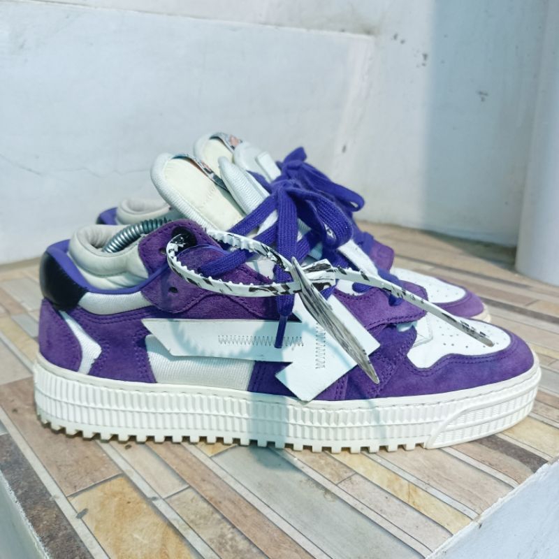 sepatu OFF-WHITE 3'0 Off Court purple Second