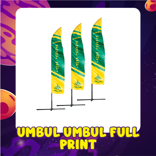 Umbul-Umbul Satin Full Print – Lipat & Tali, Cetak Custom Berkualitas umbul umbul full print warna c