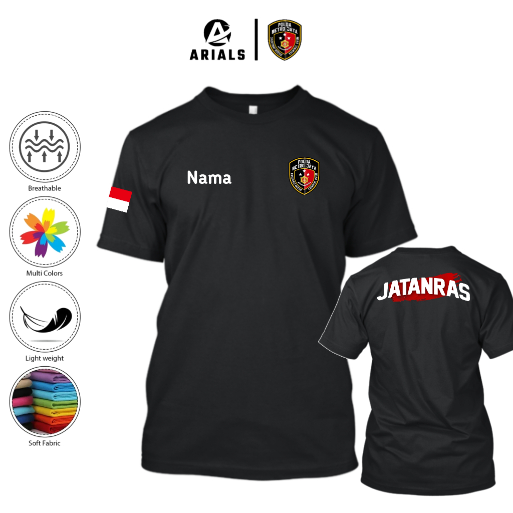 Arials Kaos Baju Jatanras Polda Metro Jaya