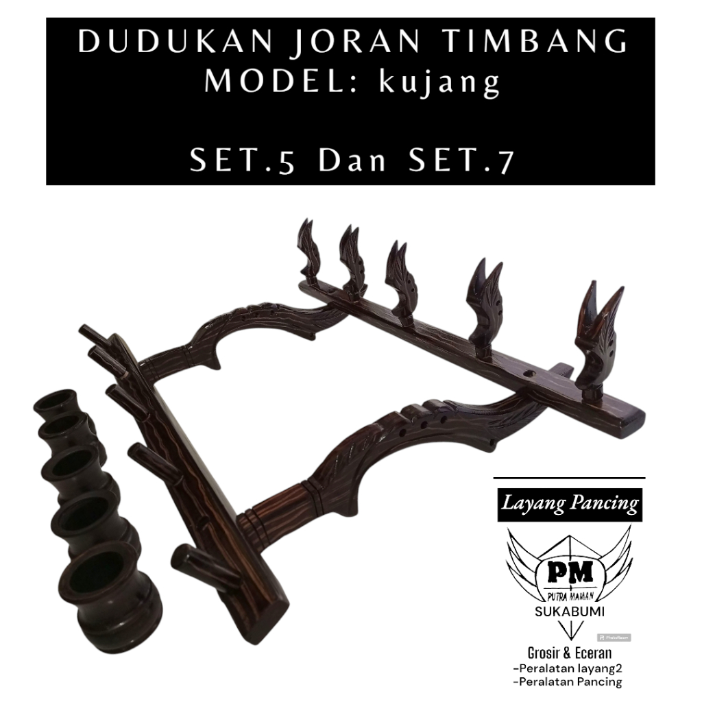 DUDUKAN JORAN TIMBANG STANDAR JORAN UKIR KUJANG SET5 DAN SET7