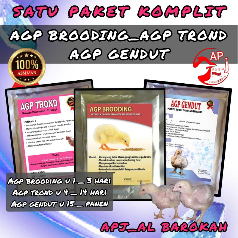 satu paket vitamin komplit#vitamin ayam#agp brooding#agp trond#agp gendut