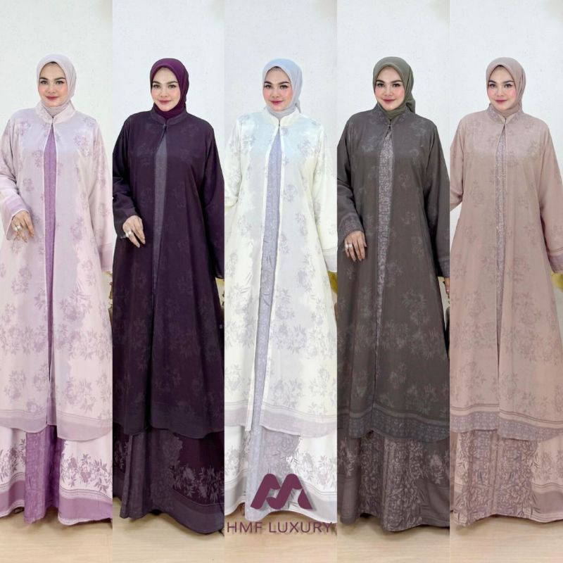 READY GAMIS TIARA DRESS 2in1 PREMIUM ORI BY HMF LUXURY