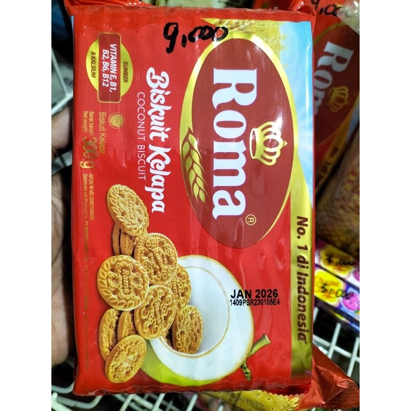 

Biskuit Roma kelapa