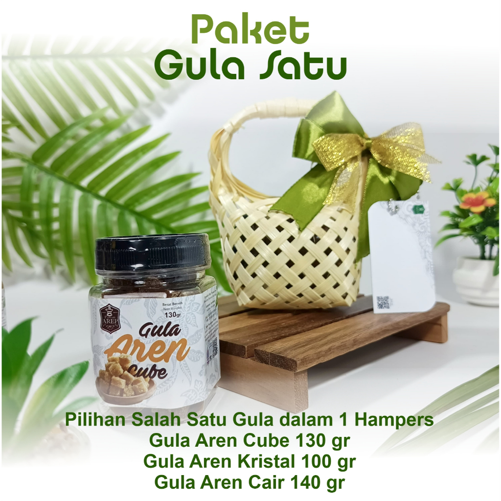 

Hampers Gula Aren Ukuran Kecil (isi 1 item) dari Pawon Arep - Sovenir, Parcel, Hadiah Tradisional